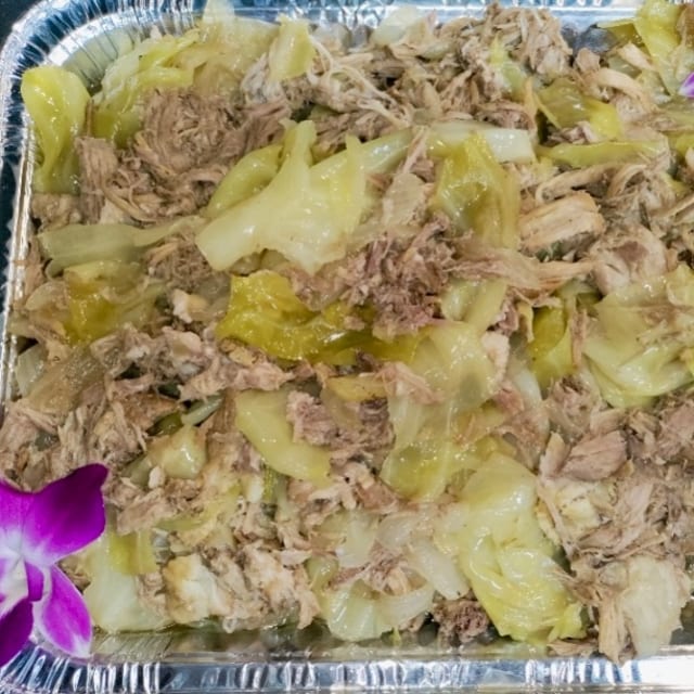 Full Pan Kalua Pork & Cabbage.