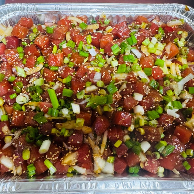 Ahi Poke Tray.