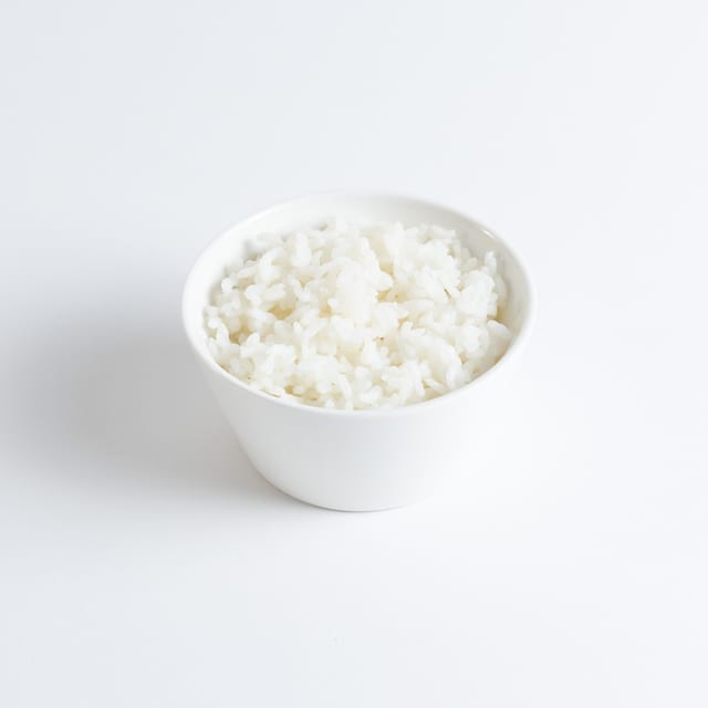 White Rice, Large.
