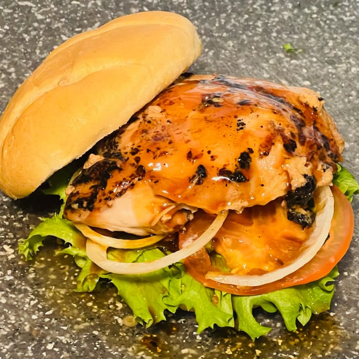 Teriyaki Chicken Burger.